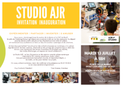 invitation inauguration studio AJR Cantaing 