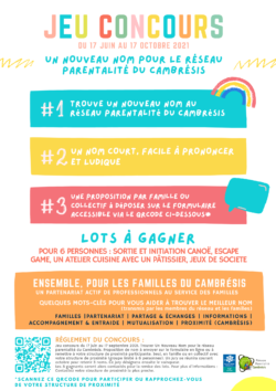 jeu Concours un nouveau nom pour le réseau parentalité du Cambrésis