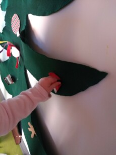 Crèche sapin de noël