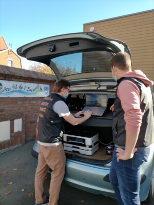 la voiture numérique de l'AJR