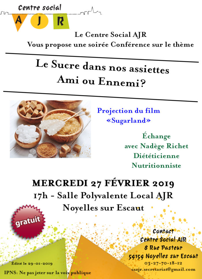 conférence sur le sucre