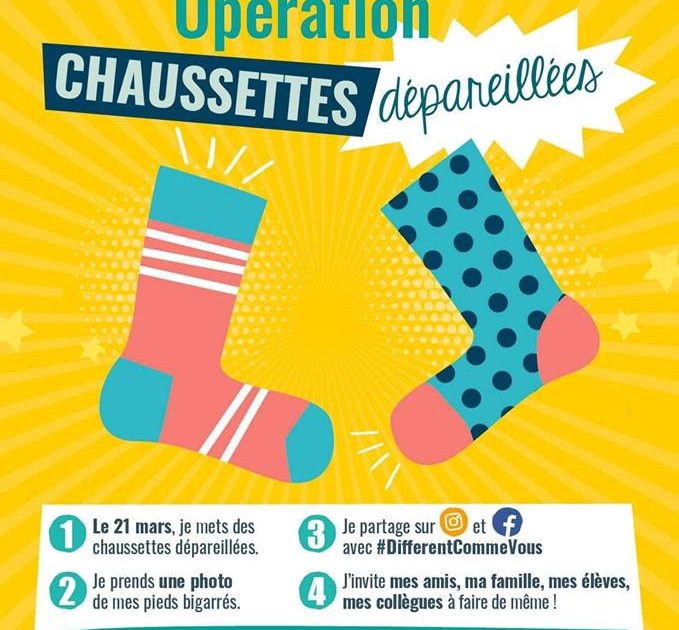 operation chaussettes dépareillées ajr