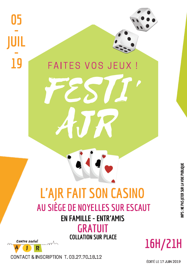 Festi AJR centre social fait son casino