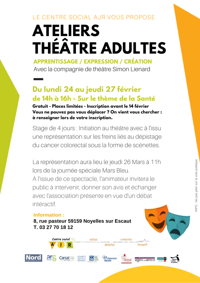 Atelier theatre 2020 adultes