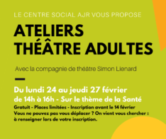 Atelier theatres 2020 adultes thème santé