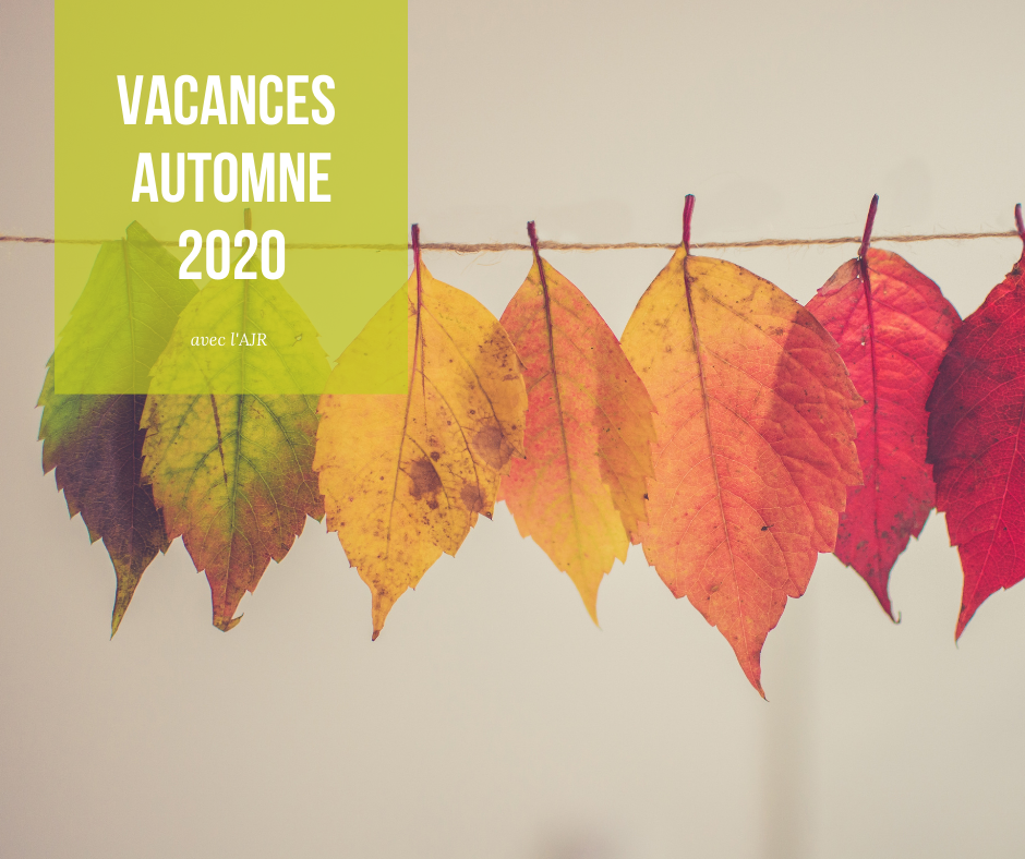 Vacances automne 2020