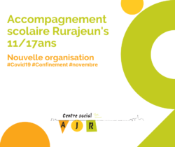 Accompagnement scolaire Rurajeun's covid