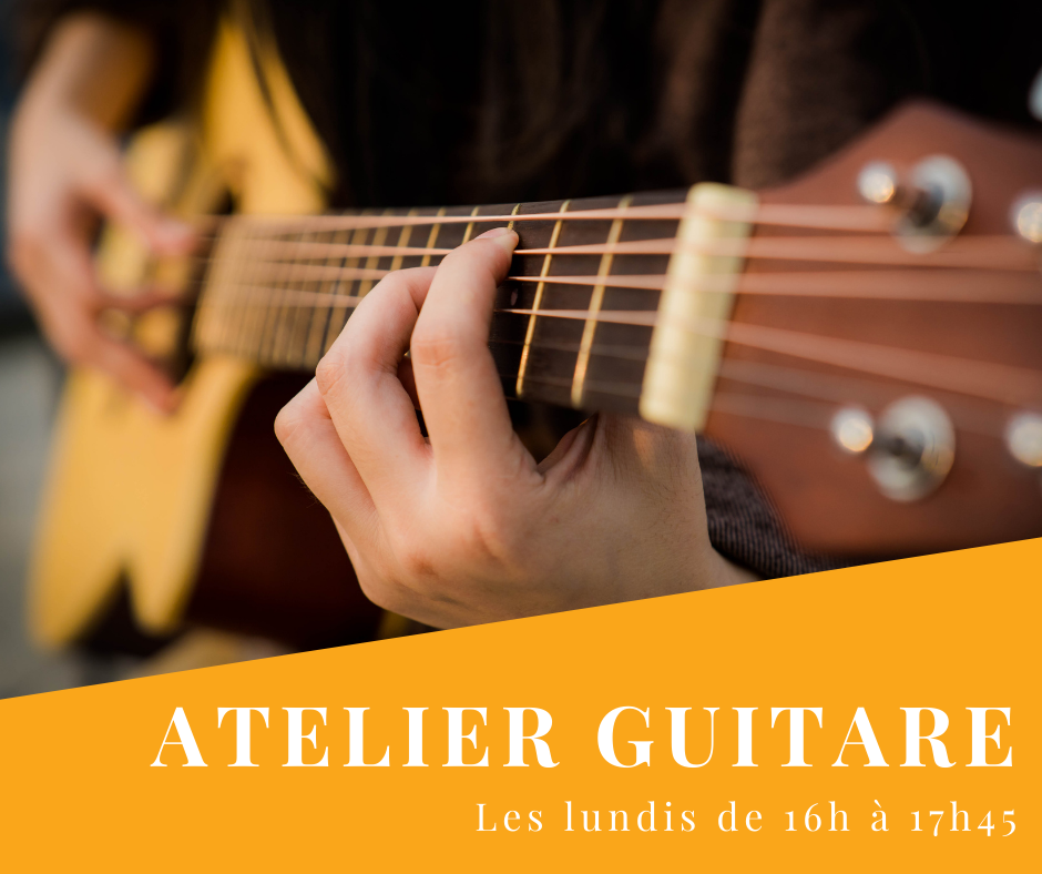 Photo de l'atelier guitare