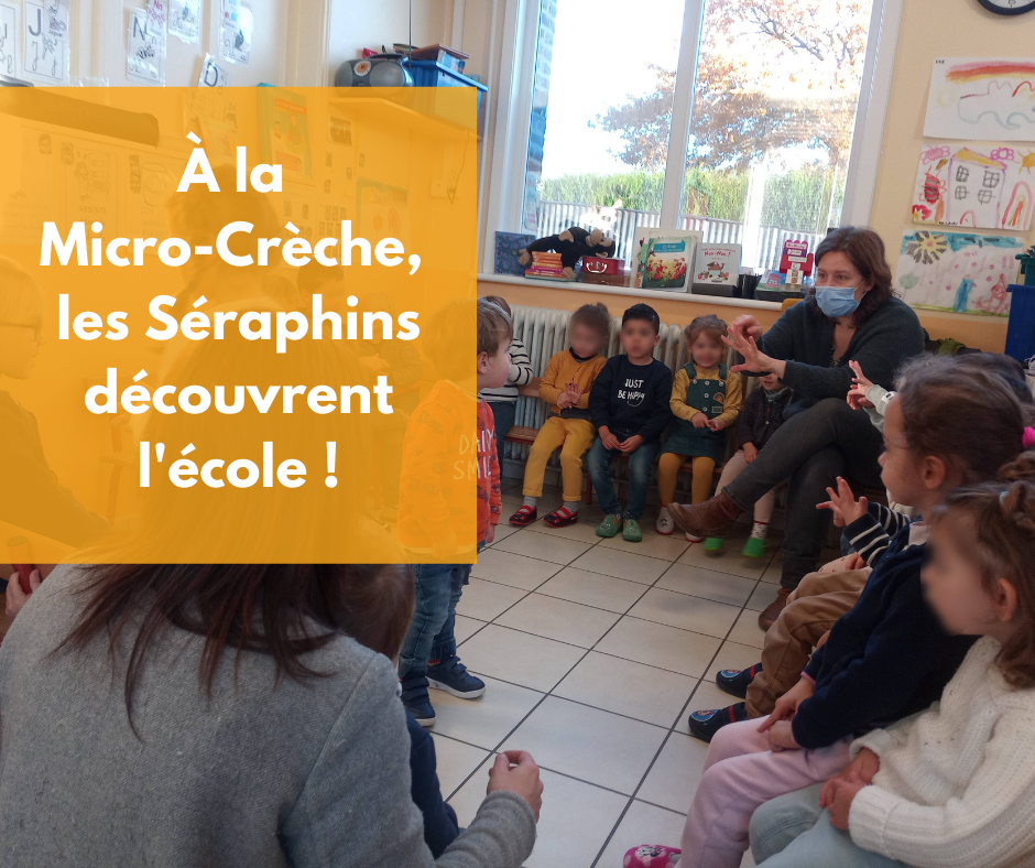 À la Micro Crèche, les Séraphins découvrent l'école !