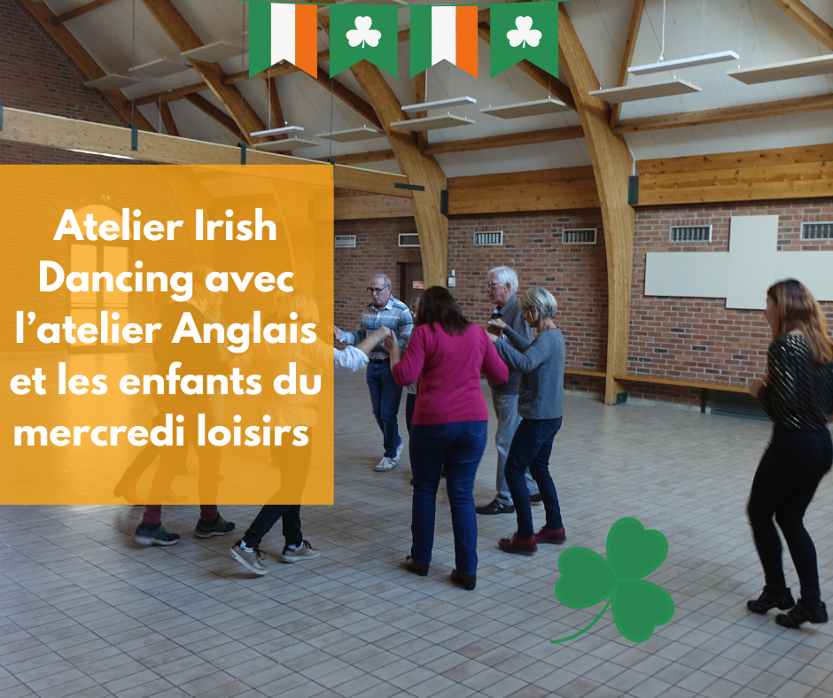 Atelier Irish Dancing avec l’atelier Anglais et les enfants du mercredi loisirs