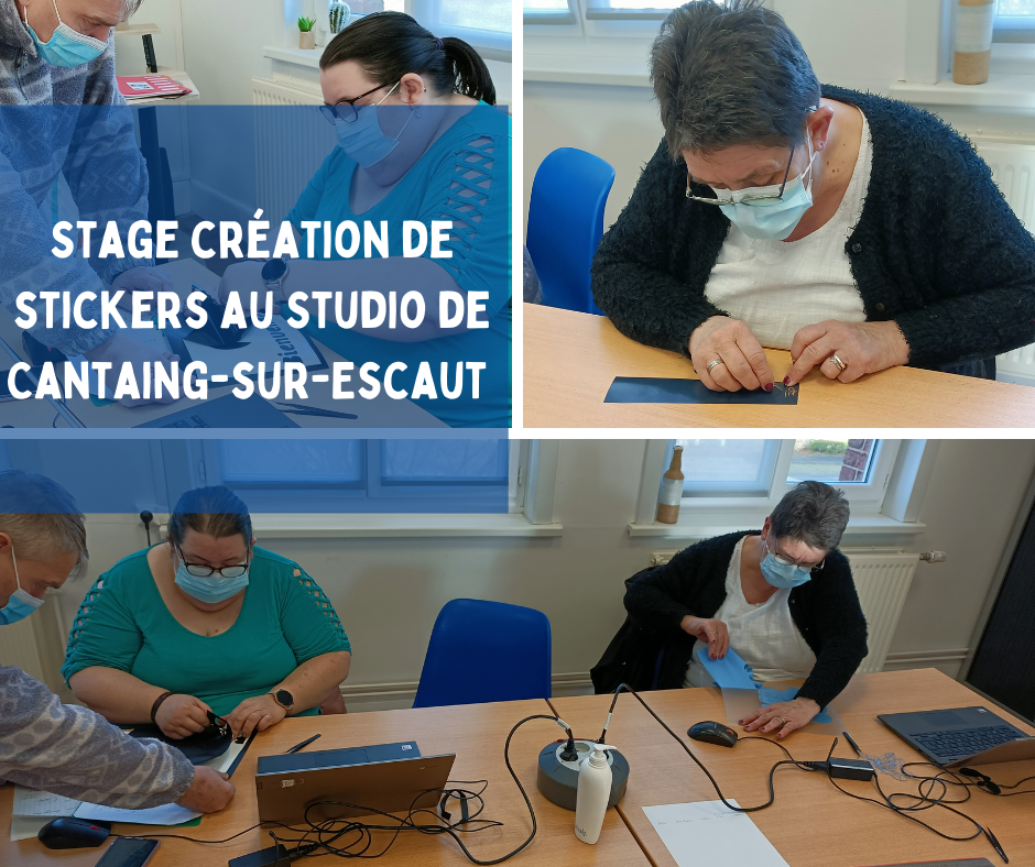 Stage création de stickers au Studio de Cantaing-sur-Escaut !