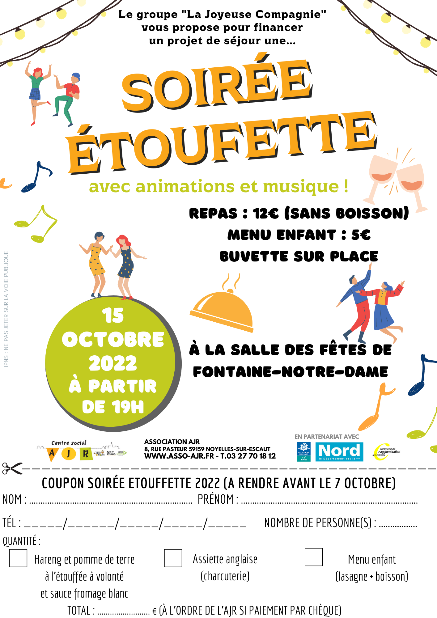 Soirée Etouffette ajr