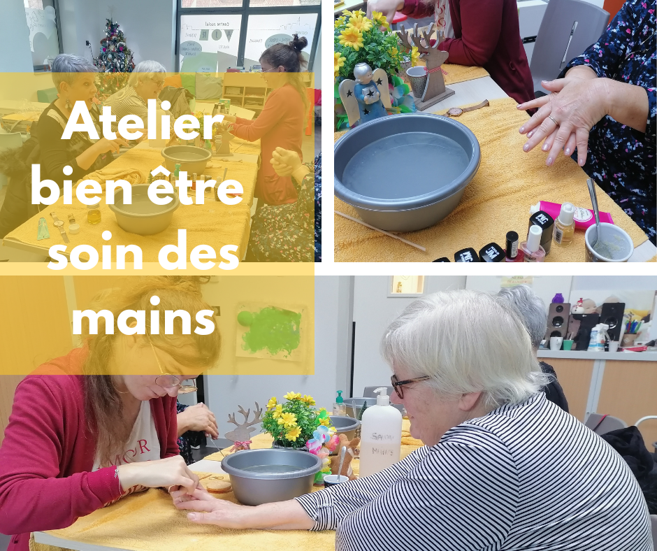 Atelier bien-être : Soins des mains