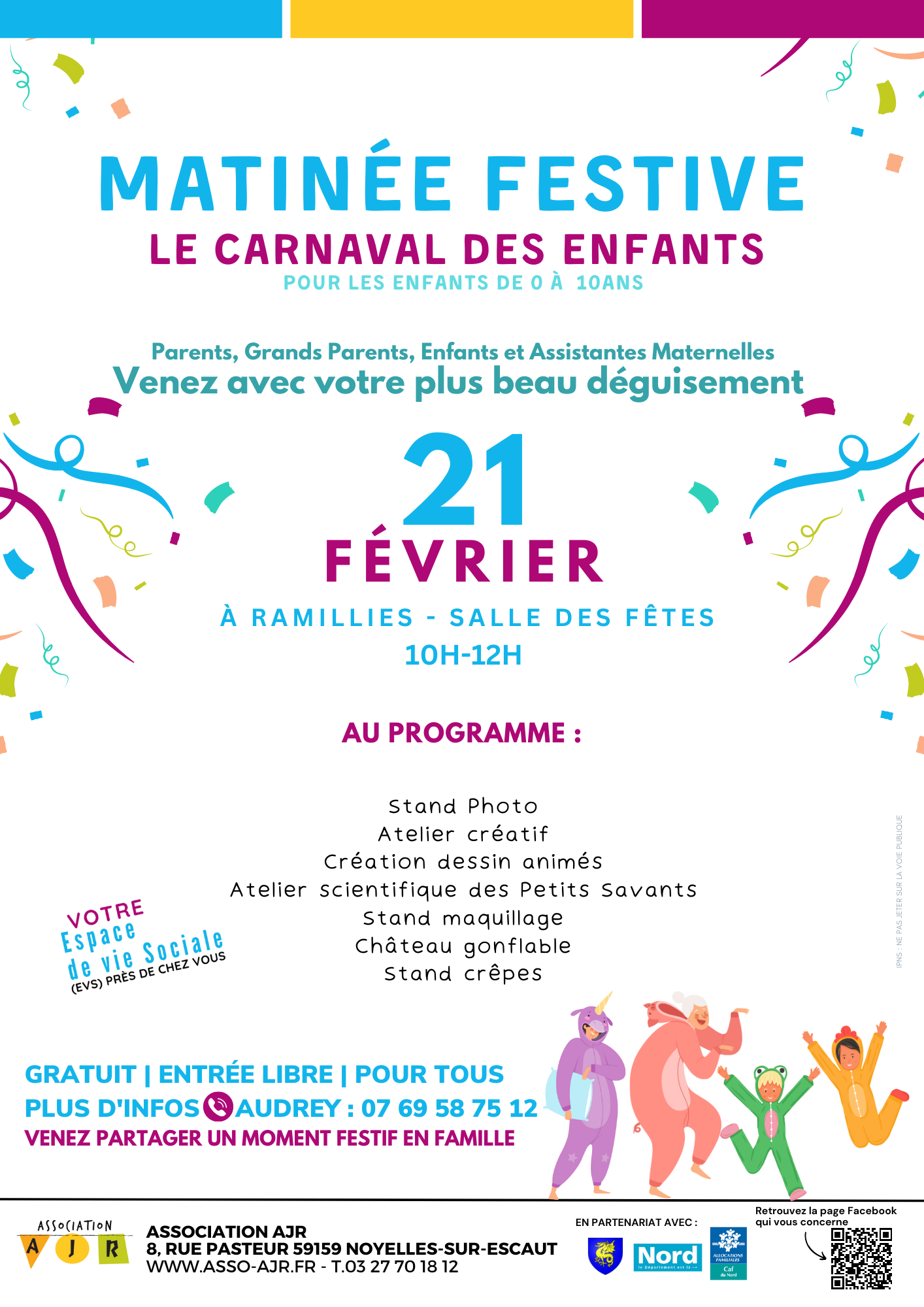 Le Carnaval des Enfants sur vos EVS