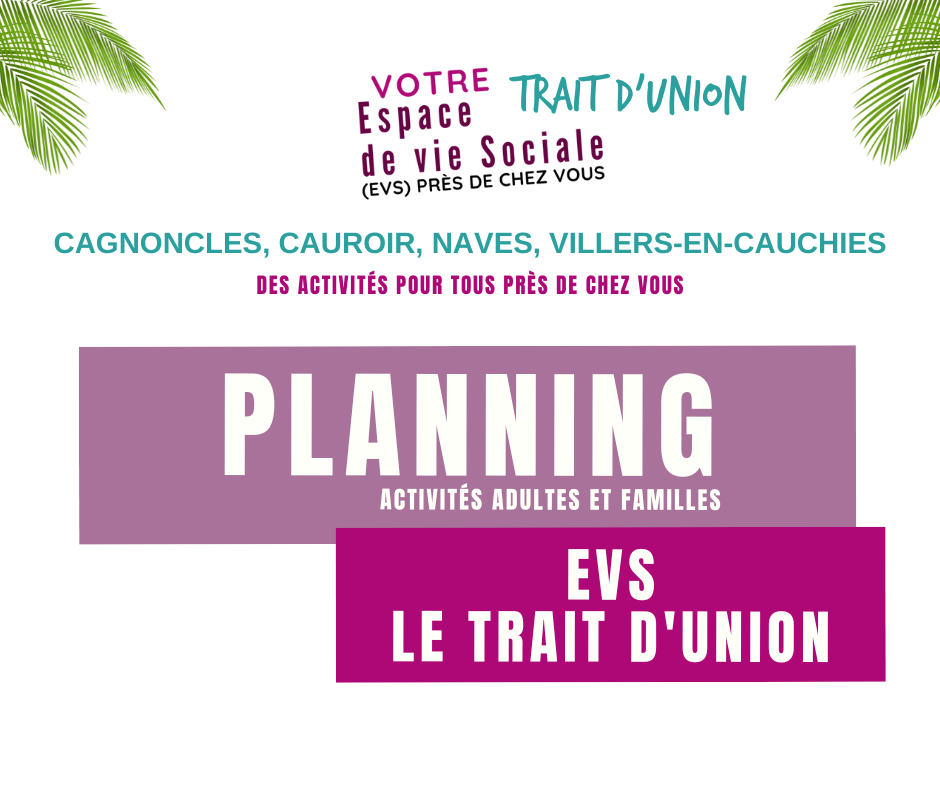 Planning Trait d'Union