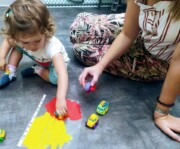 square ajr atelier peinture et recup parents enfants