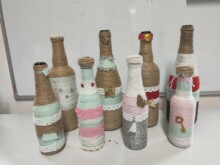 décoration recyclage bouteille