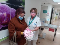 distribution masques pour le service oncologie