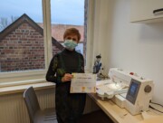 Création avec la brodeuse numérique pour les Tote-Bags de la St-Valentin