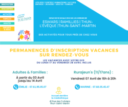 permanences d’inscription