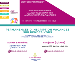 permanences d’inscription