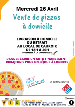 Vente de pizza