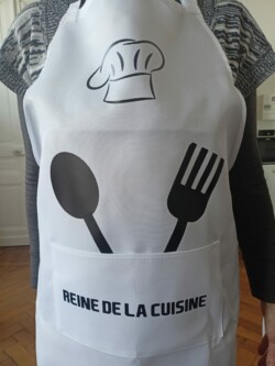 flocage tablier et gravure sur verre