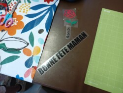 Personnalisation tablier pour la fête des mères